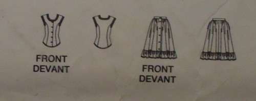 BUTTERICK 6169 TOP & SKIRT  SIZE 12-14-16 SEE LISTING