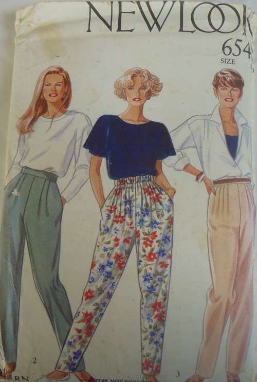 NEW LOOK PATTERNS 6548 SET OF PANTS SIZE 8-20  COMPLETE