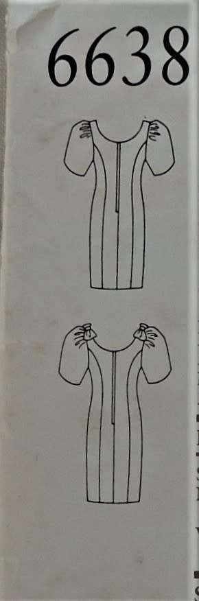 NEW LOOK PATTERNS 6638 BELL SLEEVE DRESS SIZE 8-18 COMPLETE