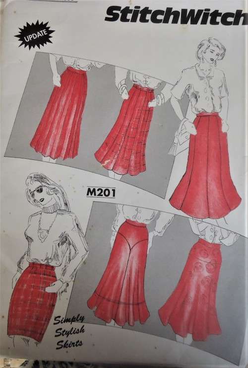 STITCHWITCH M201 SIMPLY STYLISH SKIRTS SIZE 6 - 22