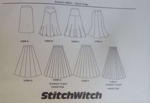 STITCHWITCH M201 SIMPLY STYLISH SKIRTS SIZE 6 - 22