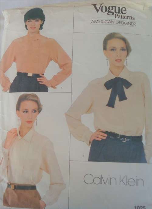 VOGUE 1025 SET OFBLOUSES SIZE 18-20-22 SEE LISTING CUT TO SIZE 22