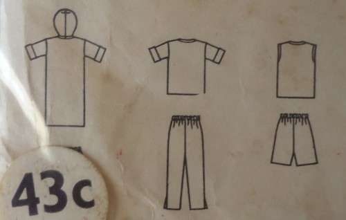 VINTAGE BUTTERICK 2689 GIRL`S SPORTWEAR SIZE 6 YEARS BREAST 26` SEE LISTING ZIPLOC BAG