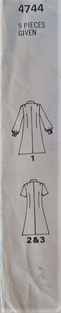 VINTAGE BUTTERICK 4774 COAT-JACKET-DRESS-BLOUSE-PANTS-SHORTS SIZE 10 BUST 32 1/2 COMPLETE-ZIPLOC