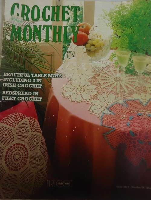 CROCHET MONTHLY NUMBER 54  - 36 A4 PAGES