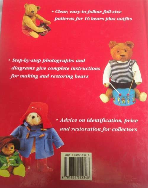TEDDY BEARS-A COMPLETE STEP BY STEP GUIDE-HARALD NADOLNY & YVONNE THALHEIM- 84 PAGE HARD COVER