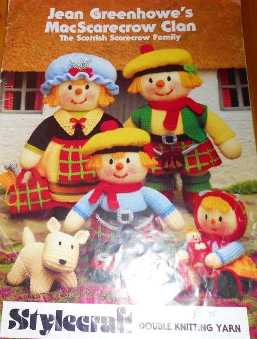JEAN GREENHOWE`S MacSCARECROW CLAN - THE SCOTTISH SCARECROW FAMILY -STYLECRAFT