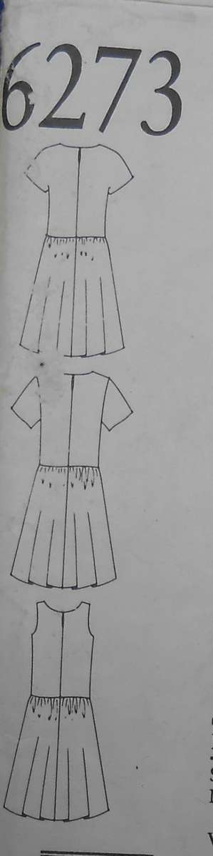 NEW LOOK PATTERNS 6273 HIPSTER DRESS SIZES 8-18 COMPLETE-ZIPLOC