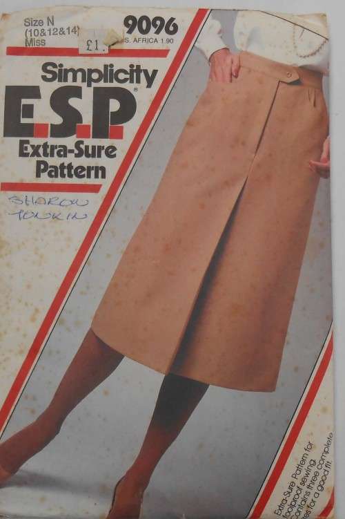 SIMPLICITY 9096 SKIRT SIZE N 10-12-14 COMPLETE-UNCUT-F/FOLDED