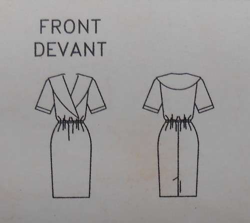 BUTTERICK 5539 DRESS WITH CONTRAST COLLAR SIZE 6-14 COMPLETE-UNCUT-F/FOLDED