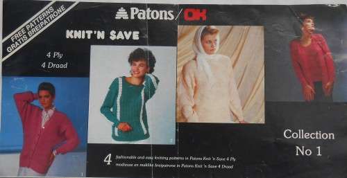 PATONS /OK KNIT `N SAVE COLLECTION -NO 1