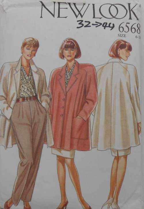 NEW LOOK PATTERNS 6568 ONLY PANTS PATTERN SUPPLIED SIZE 6 - 18