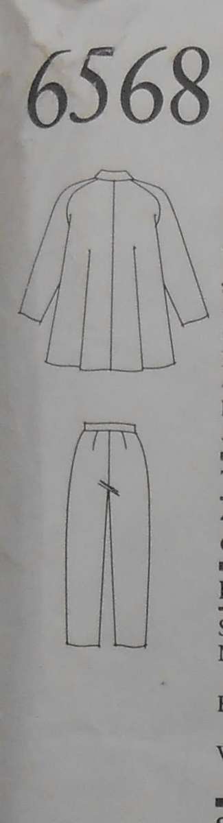 NEW LOOK PATTERNS 6568 ONLY PANTS PATTERN SUPPLIED SIZE 6 - 18