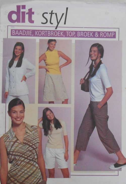 VALUE DIT STYL -JACKET, SHORTS, BLOUSE, PANTS AND SKIRT` SIZES FIT BUST 86 CM 92 + 100 CM