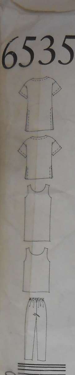 NEW LOOK PATTERNS 6535 DRESS-TOPS-PANTS SIZE 6 - 18 COMPLETE