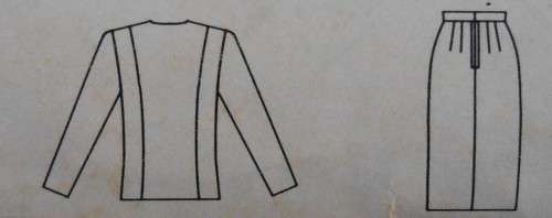 BUTTERICK PATTERN 6064/692 SKIRT & JACKET SUIT  SIZES A  6 + 8 + 10 + 12 + 14 COMPLETE & UNCUT