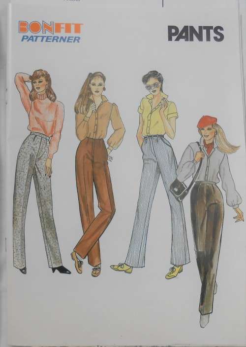 BONFIT PATTERNER PANTS PATTERN ADJUSTS TO ANY WAIST AND HIP SIZE - 27 PANTS PATTERNS