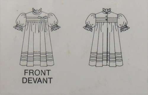 BUTTERICK 5418 GIRLS A-LINE DRESS SIZE 2-3-4 YEARS COMPLETE