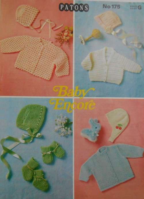 PATONS 175  BABY ENCORE - REPRINT OF YOUR FAVOURITE DESIGNS FROM THE FAMOUS SC197 BABY BOOK