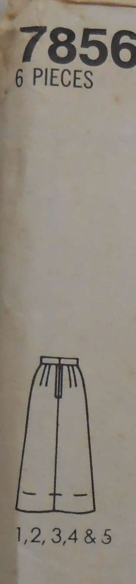 SIMPLICITY 7856 SKIRTS IN 2 LENGTHS SIZE 16 COMPLETE