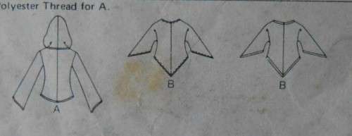 BUTTERICK 4203 LOOSE FITTING TOP WITH HOOD SIZE 14 COMPLETE