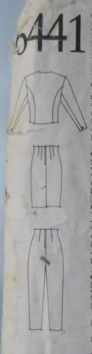 NEW LOOK PATTERNS 6441 SHORT JACKET & SKIRT SIZE 8-18 POCKET PATTERN NOT SUPPLIED-CUT TO 12-ZIPLOC