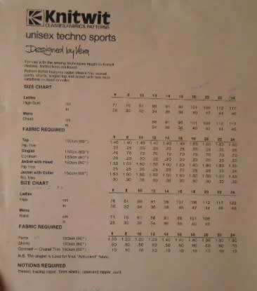 KNITWIT 9350 UNISEX TECHNO SPORTS LADIES SIZE 6 -24 MEN 86-117 CM