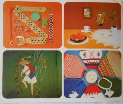 MACRAME, STRING & BEADS - CREATIVE PATTERNS -28 PAGE SOFT COVER WITH PATTERNS