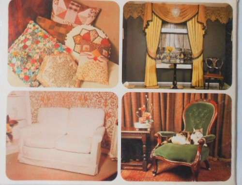 UPHOLSTERY - CREATIVE PATTERNS -28 PAGE SOFT COVER WITH PATTERNS