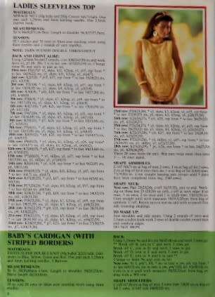 LADIES SUMMER TOP-CAP SLEEVE TOP-SLEEVELESS TOP-BABY CARDIGAN KNITS