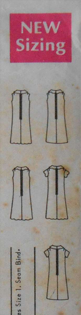 BUTTERICK 4712 SEMI FITTED A-LINE DRESS SIZE 16 BUST 38 COMPLETE