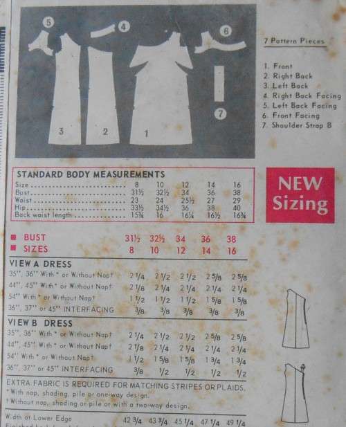 VINTAGE BUTTERICK 4769 ONE PIECE EVENING DRESS- ONE SHOULDER FEATURE SIZE 12 BUST 34 COMPLETE