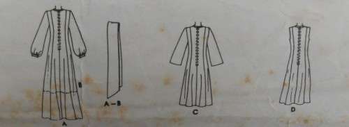 McCALLS 5497 DRESS & SCARF SIZE 18 BUST 102 CM SEE LISTING