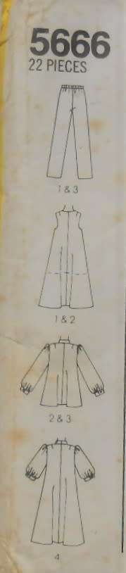 SIMPLICITY 5666 MATERNITY PULL ON PANTS-PINAFORE-TUNIC-DRESS-BLOUSE SIZE 14 COMPLETE-UNCUT-F/FOLDED