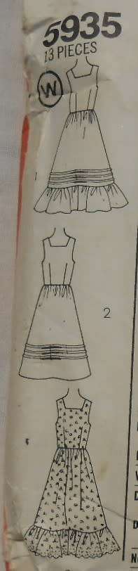 SIMPLICITY 5935  FITTED SUNDRESS IN 2 LENGTHS SIZE 12 COMPLETE-ZIPLOC