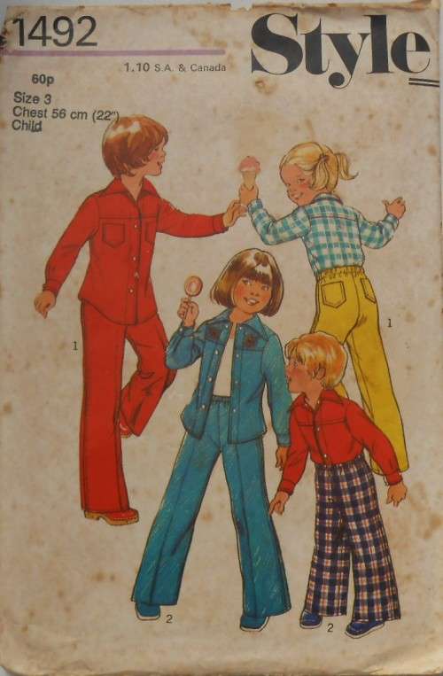 VINTAGE STYLE 1492 BOYS SHIRT & PANTS SIZE 3 YEARS-CHEST 58 CM-SEE LISTING