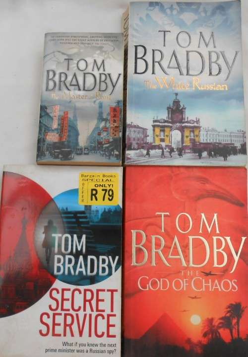 TOM BRADBY - FOUR DIFFERENT TITLES - ONE PRICE FOR ALL FOUR TITLES