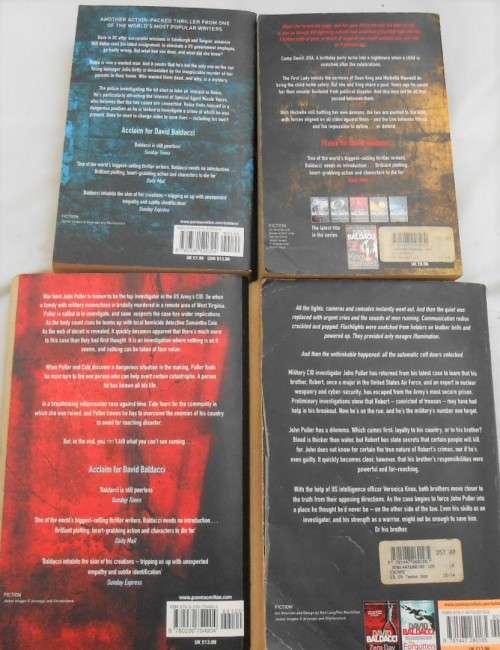 DAVID BALDACCI FOUR DIFFERENT TITLES - ONE PRICE FOR ALL FOUR TITLES (1)