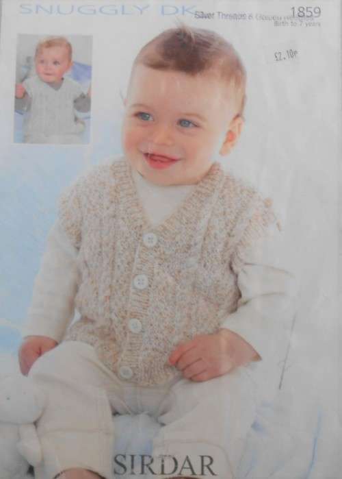 SIDAR 1859 TANK TOP & WAISTCOAT-TO FIT SIZES 0-6M 6-12 M 1-2 YR 2-3 YR 4-5 YR 6-7YR