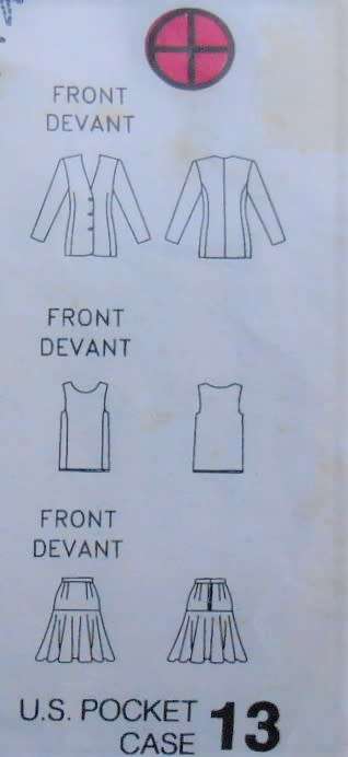 BUTTERICK 3537 JACKET-SKIRT-TOP SIZE 18-20-22 COMPLETE