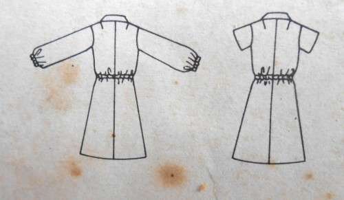 VINTAGE BUTTERICK 5613 LADIES ONE PIECE DRESS SIZE 16 BUST 38 COMPLETE