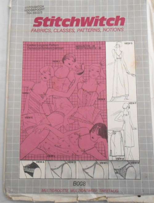 STITCHWITCH BOO8 LADIES LINGERIE SIZE 6 - 20