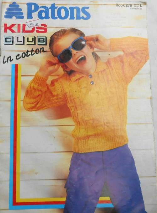 PATONS KIDS CLUB IN COTTON BOOK 276 - 32 PAGE BOOK