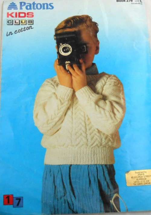 PATONS KIDS CLUB IN COTTON BOOK 276 - 32 PAGE BOOK