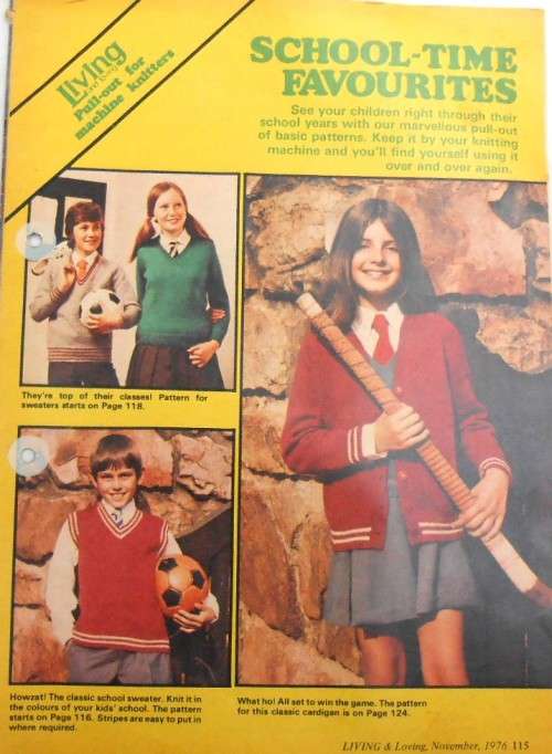 LIVING & LOVING PRESENTS SCHOOL TIME FAVORITES 1976 - 12 PAGE LEAFLET