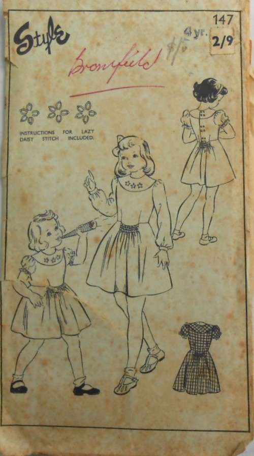 VINTAGE STYLE PRINT 147 GIRLS DRESS SIZE 3-4-6-8 YEARS SEE LISTING-ZIPLOC BAG