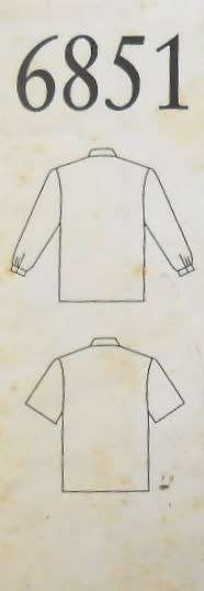 NEW LOOK PATTERNS 6851 SET OF TOPS SIZES 8-18 COMPLETE-ENVELOPE