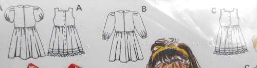 BURDA 5471 GIRLS DRESS & PINAFORE SIZE 4-6-7-10 YEARS COMPLETE-UNCUT-F/FOLDED-SEALED