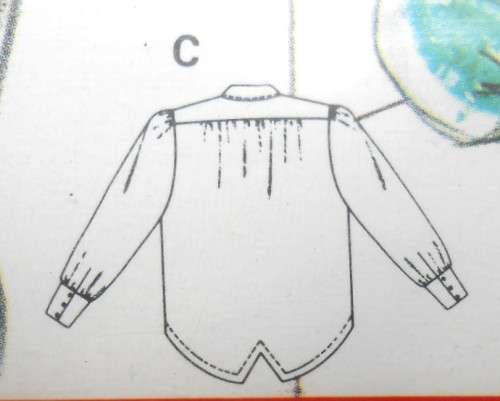 BURDA 6211 BLOUSES SIZE 12-44  COMPLETE-UNCUT-F/FOLDED-SEALED