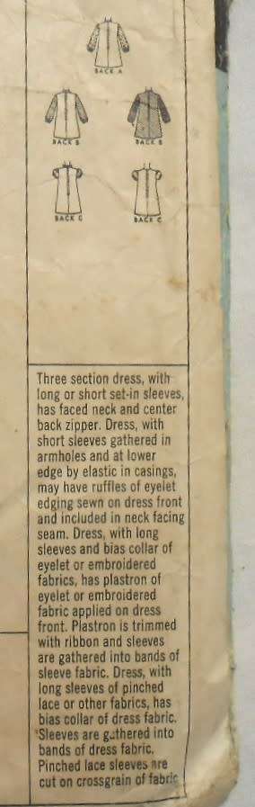 VINTAGE McCALLS 9519 GIRLS DRESS SIZE 8 YEARS SEE LISTING